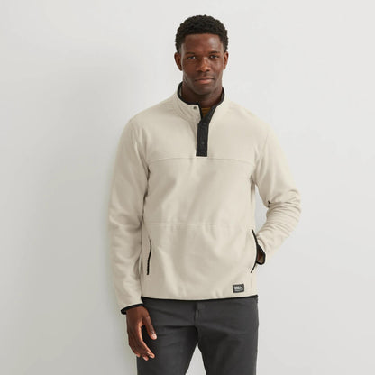 Eddie Bauer Men's Chutes Fleece Snap Mock Pullover alternate view 1