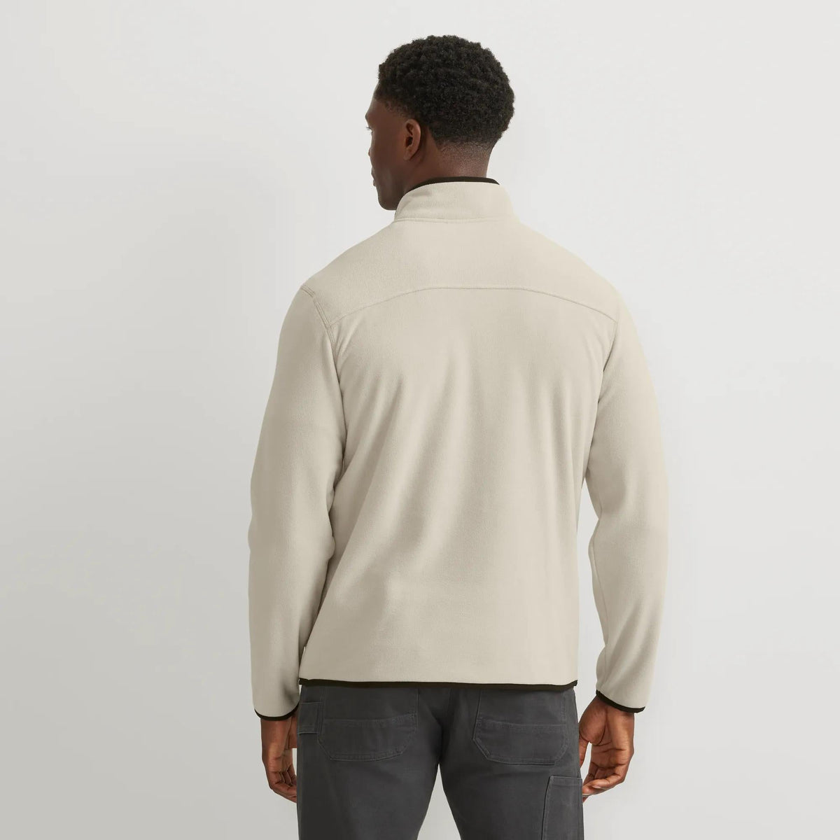 Eddie Bauer Men's Chutes Fleece Snap Mock Pullover alternate view 4