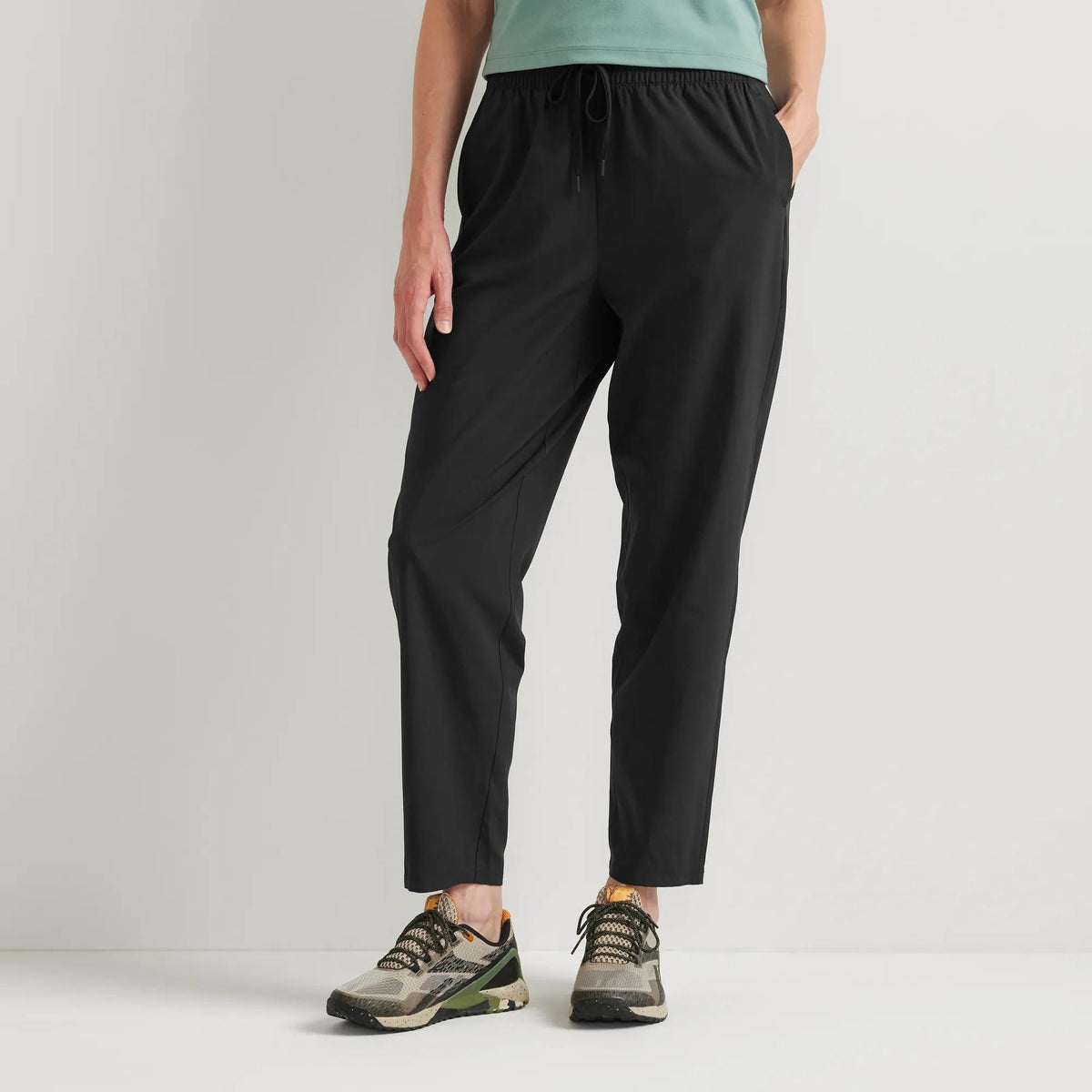 Eddie Bauer Women's Departure Stretch Tie-Front Ankle Pants alternate view 1