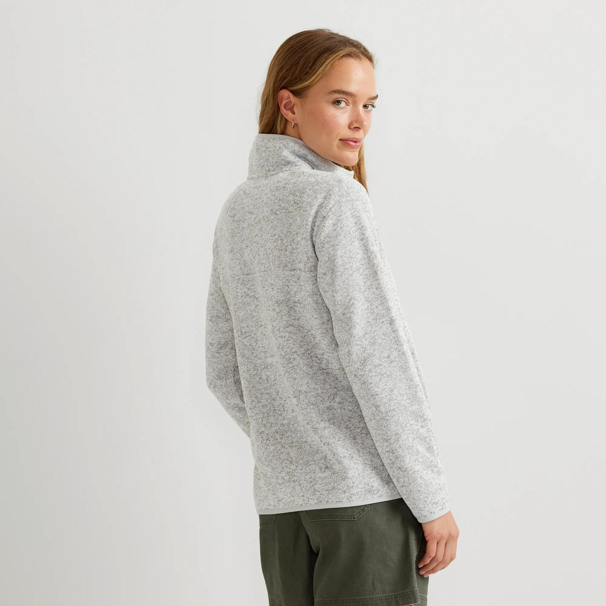 Eddie Bauer Women's Radiator Fleece 2.0 Snap Mock Pullover alternate view 4