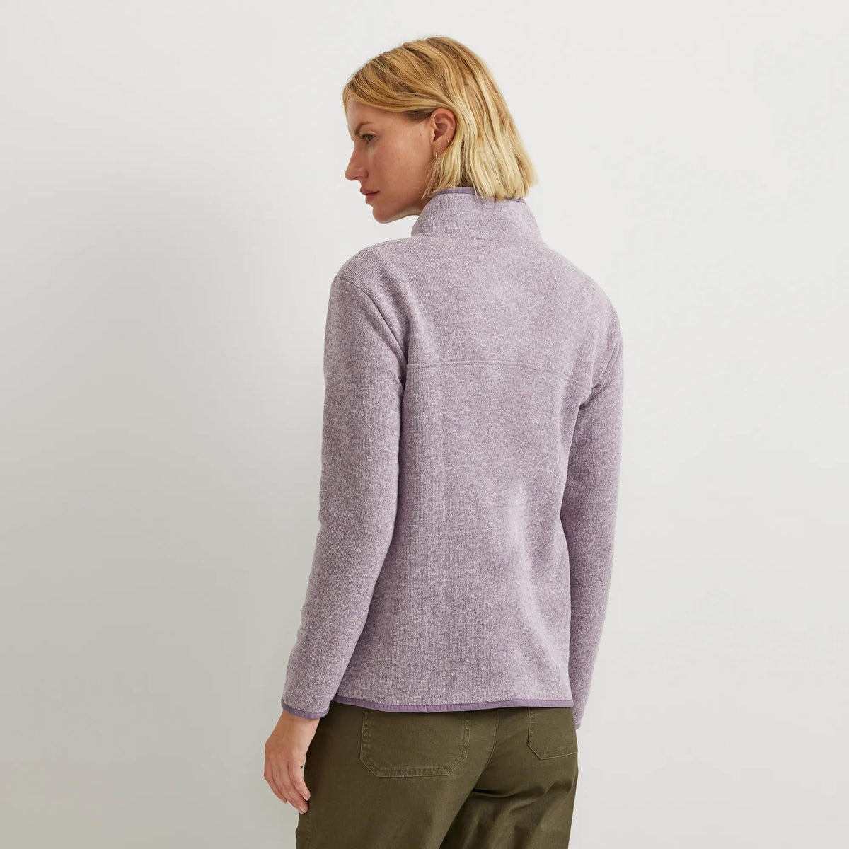 Eddie Bauer Women's Radiator Fleece 2.0 Snap Mock Pullover alternate view 3