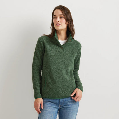 Eddie Bauer Women's Radiator Fleece 2.0 Snap Mock Pullover alternate view 2