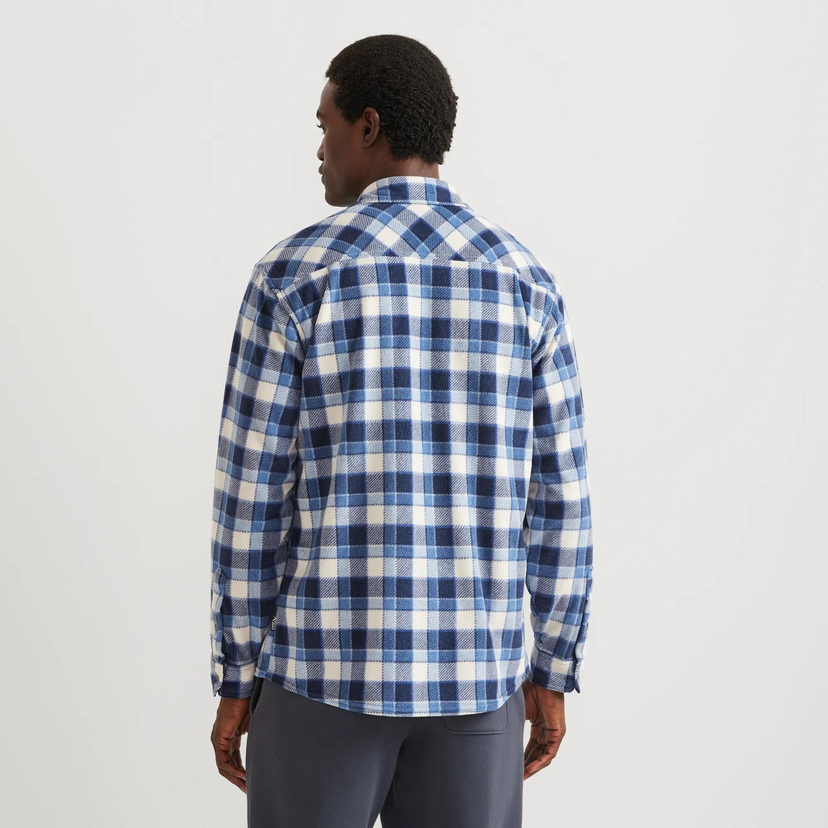 Eddie Bauer Men's Chutes Microfleece Long Sleeve Shirt - Print alternate view 1