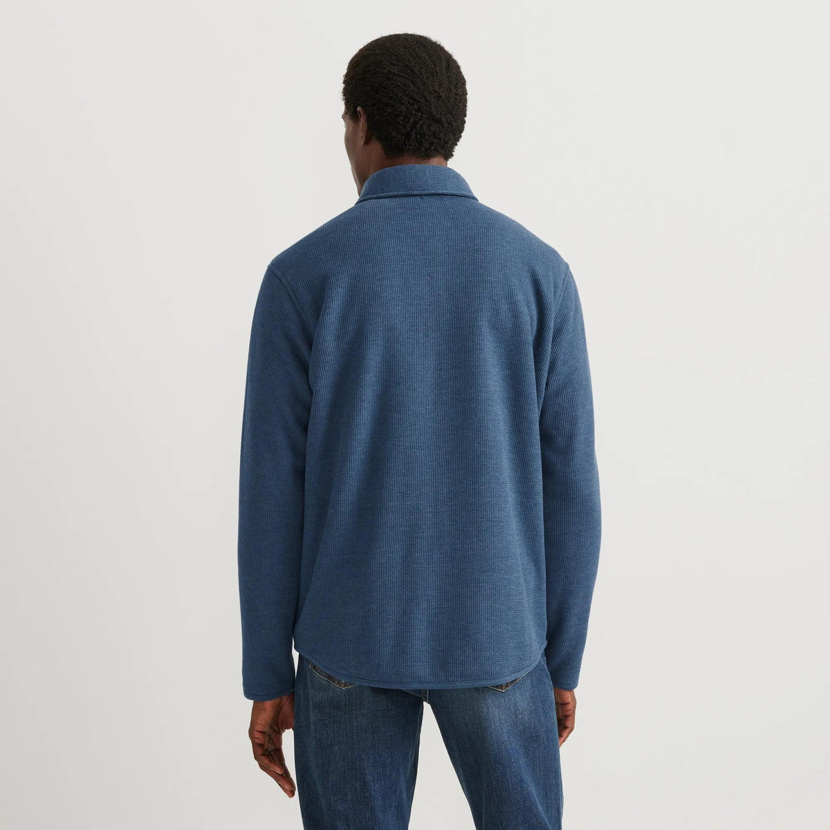 Eddie Bauer Men's Faux Shearling-Lined Thermal Shirt alternate view 5