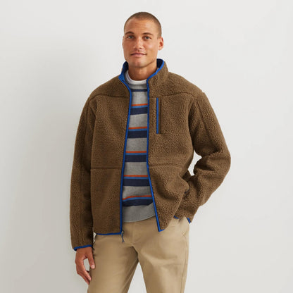 Eddie Bauer Men's Chilali Faux Shearling Fleece Jacket alternate view 2