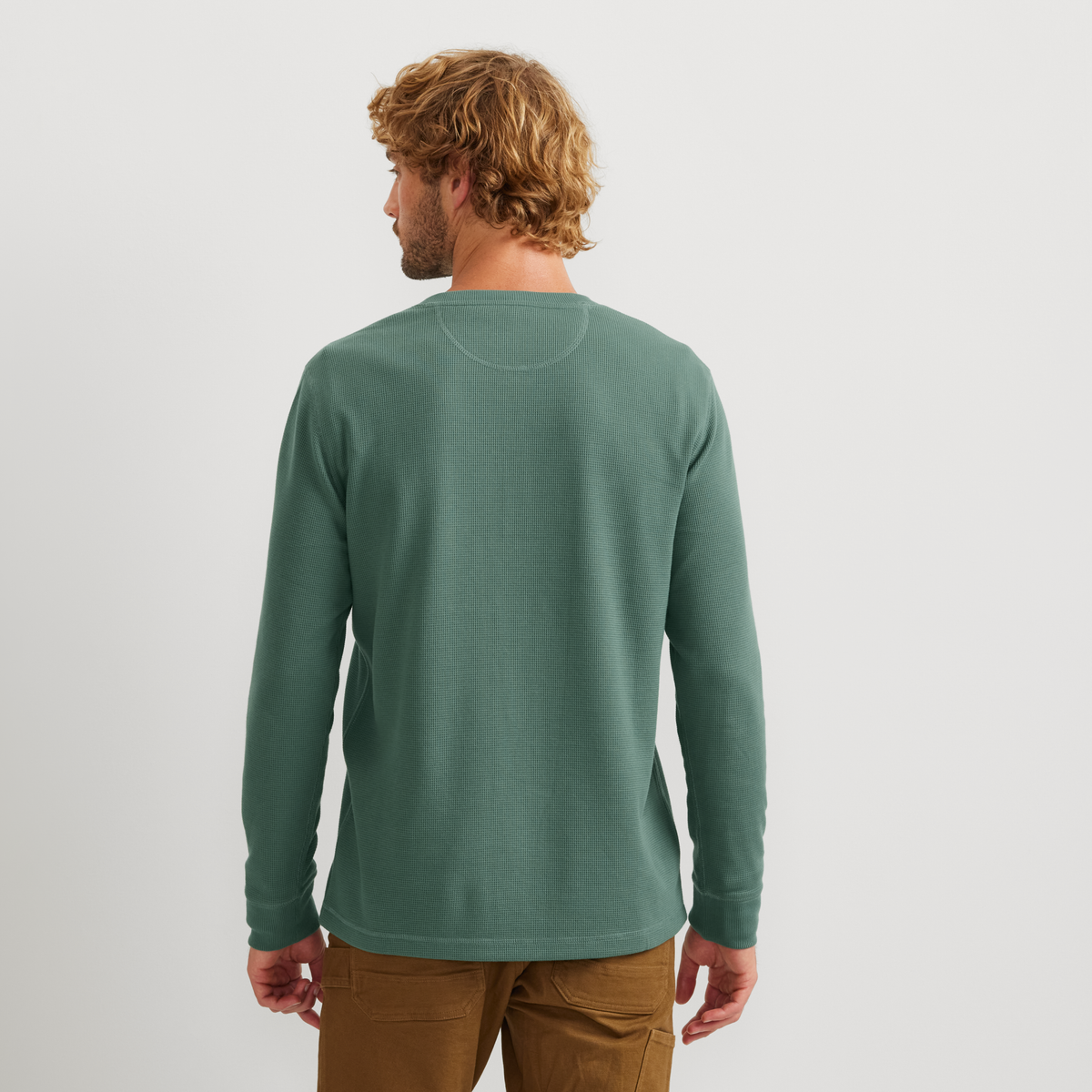 Eddie Bauer Men's Eddie's Favorite Ultrasoft Thermal Henley alternate view 3