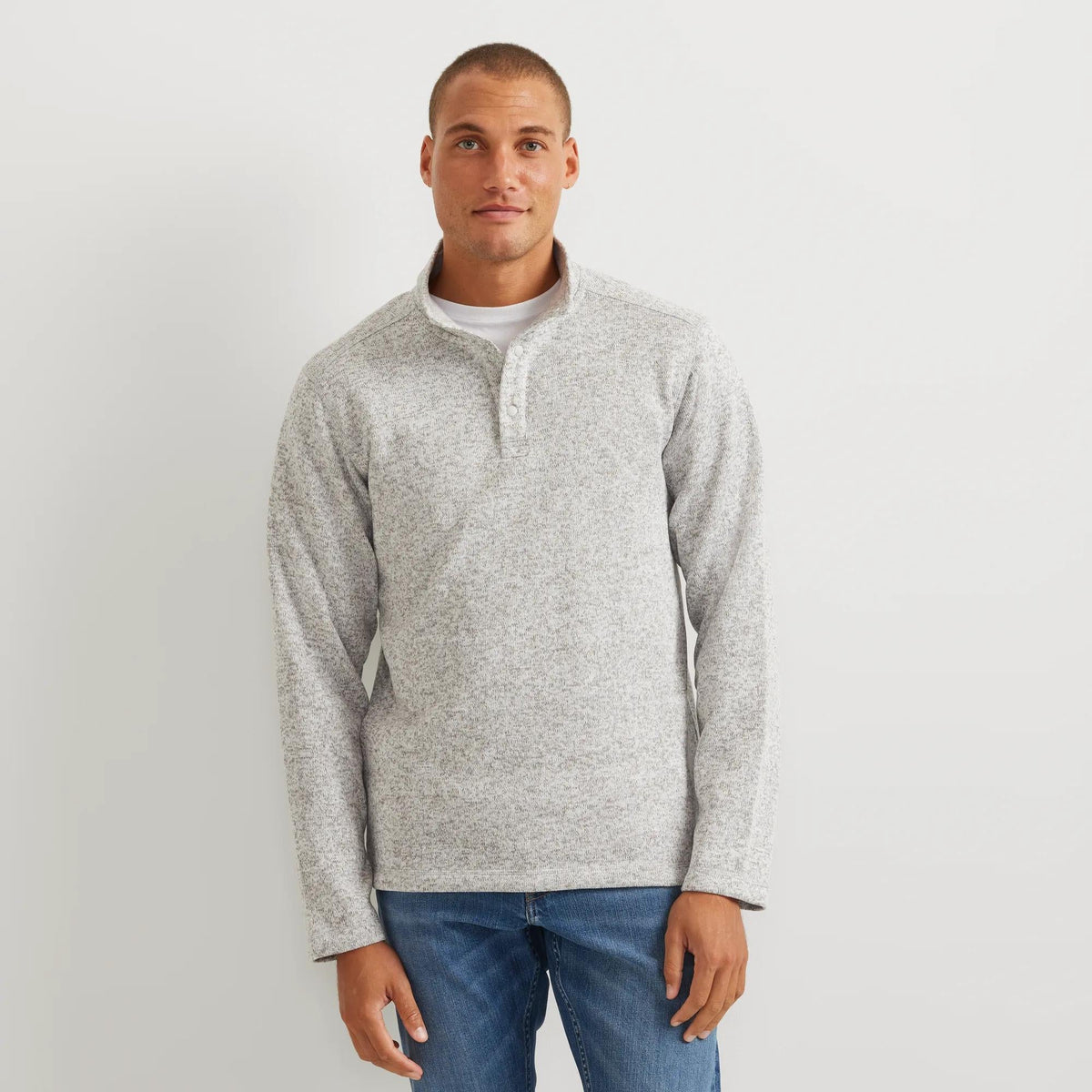 Eddie Bauer Men's Radiator Fleece 2.0 Snap Mock Pullover alternate view 5
