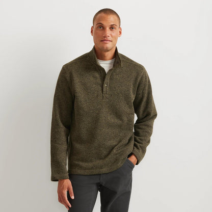 Eddie Bauer Men's Radiator Fleece 2.0 Snap Mock Pullover alternate view 3