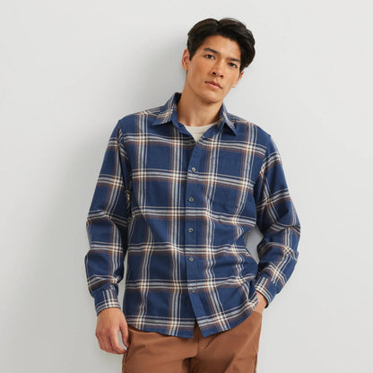 Eddie Bauer Men's Eddie's Favorite Flannel Relaxed Fit Shirt - Plaid alternate view 2