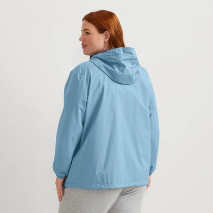 Eddie Bauer Women's Rainy Pass Water-Repellent Hooded Jacket alternate view 3