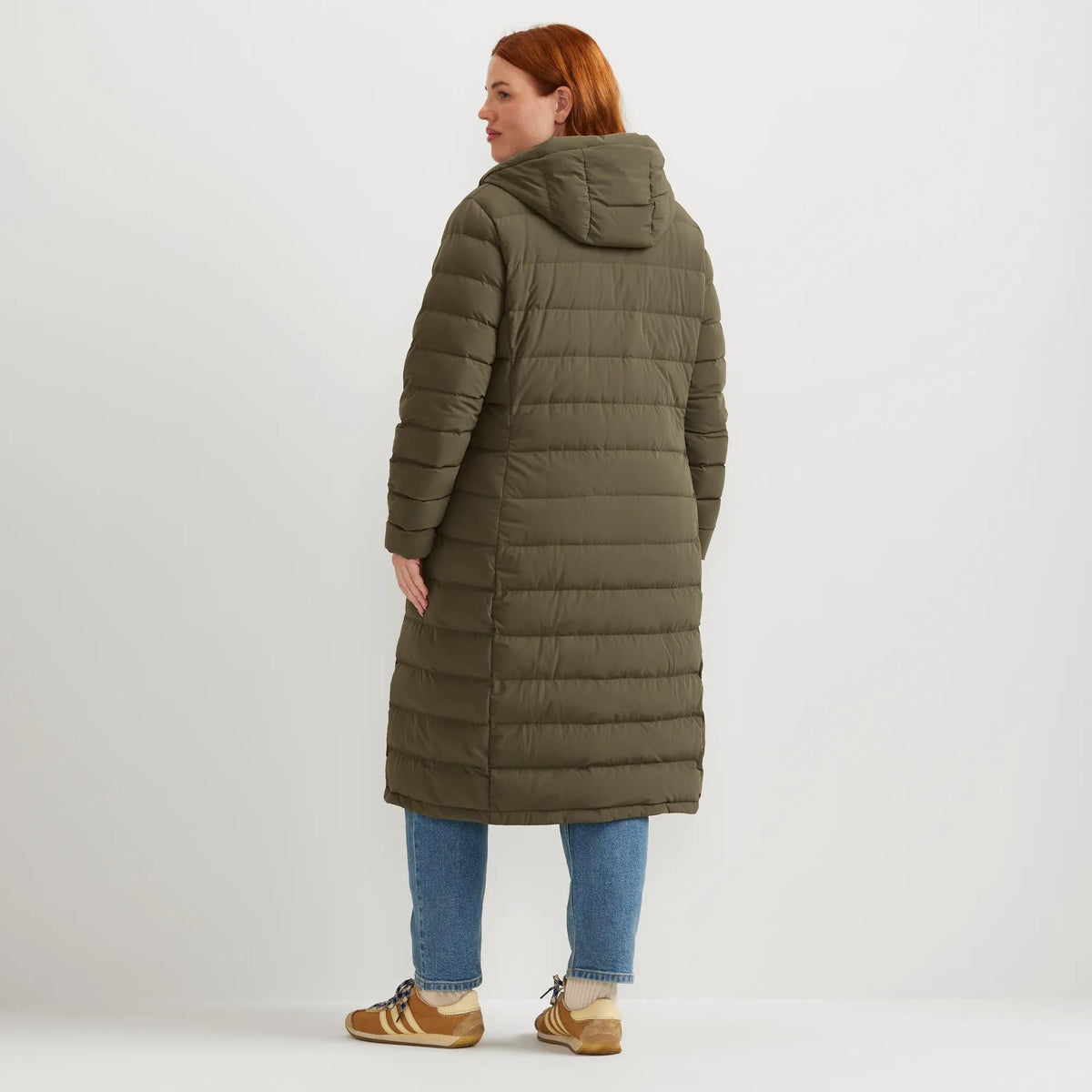 Eddie Bauer Women's EB Stretch Down Hooded Duffle Coat alternate view 5