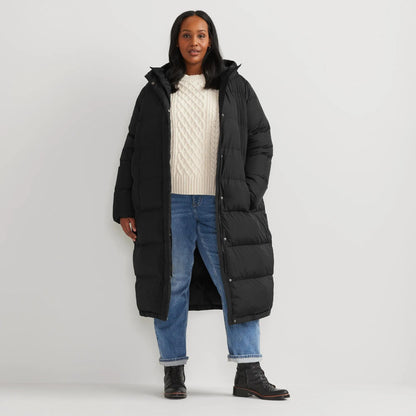 Eddie Bauer Women's Ketchum Down Hooded Duffle Coat alternate view 2