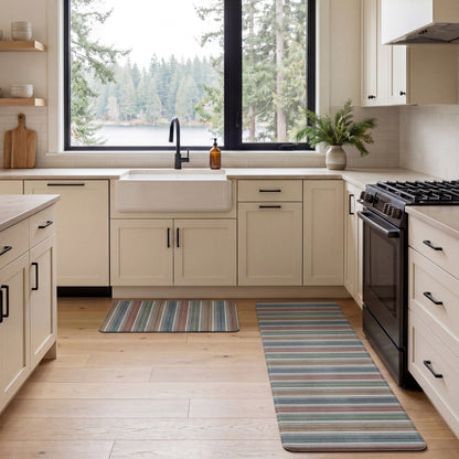 Eddie Bauer Anti-Fatigue Holiday Vintage Stripes Kitchen Mats alternate view 1