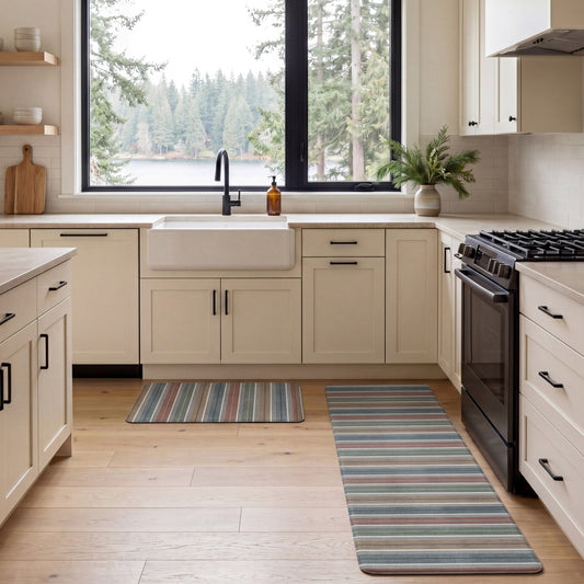 Eddie Bauer Anti-Fatigue Holiday Vintage Stripes Kitchen Mats alternate view 1