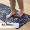 Eddie Bauer Anti-Fatigue Holiday Snowflakes Kitchen Mats alternate view 2