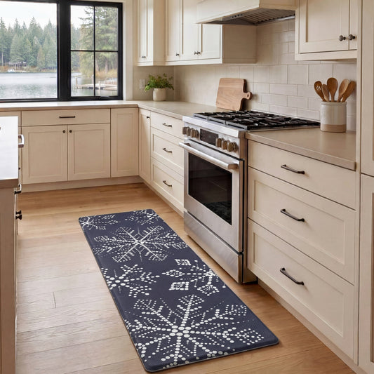 Eddie Bauer Anti-Fatigue Holiday Snowflakes Kitchen Mats product image