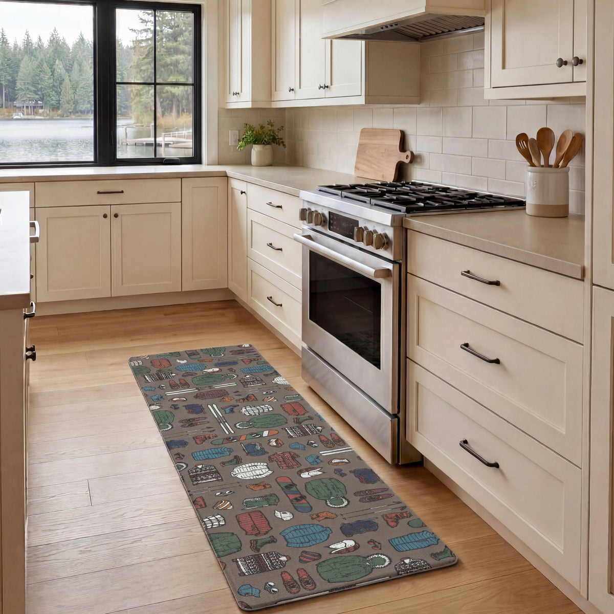 Eddie Bauer Anti-Fatigue Holiday Winter Sportswear Kitchen Mats product image