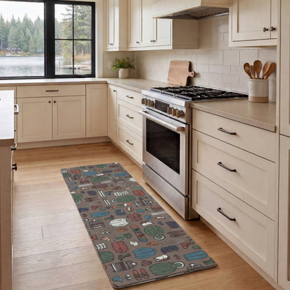 Eddie Bauer Anti-Fatigue Holiday Winter Sportswear Kitchen Mats product image