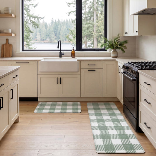 Eddie Bauer Anti-Fatigue Holiday Buffalo Check Kitchen Mats alternate view 1