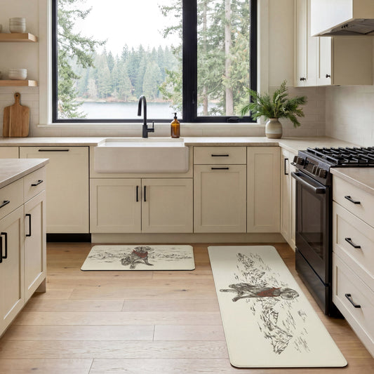 Eddie Bauer Anti-Fatigue Holiday Man's Best Friend Kitchen Mats alternate view 1