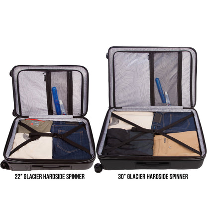 Eddie Bauer 2 Pc Set Glacier Hardside Spinner (30" And 22") alternate view 2