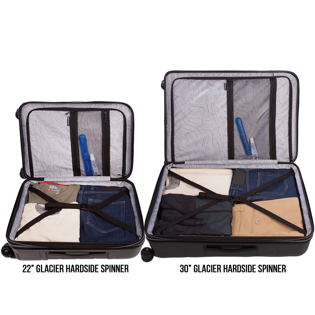 Eddie Bauer 2 Pc Set Glacier Hardside Spinner (30" And 22") alternate view 3
