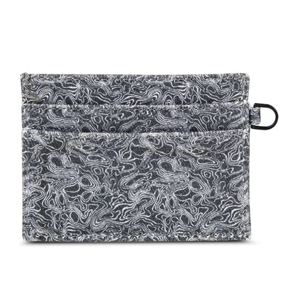 Eddie Bauer Pioneer Leather And Printed Cotton Canvas Card Case alternate view 1