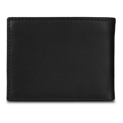 Eddie Bauer EB Signature Logo Leather Flip ID Bifold Wallet alternate view 3