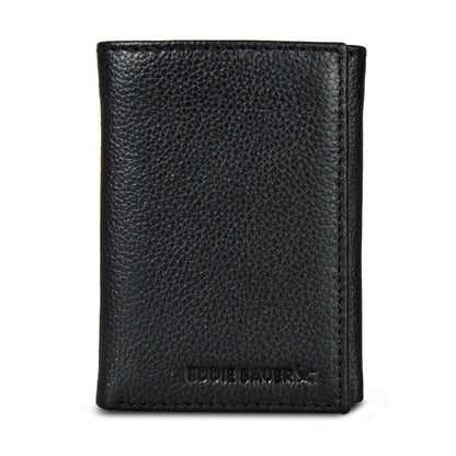 Eddie Bauer EB Signature Logo Leather Trifold Wallet product image