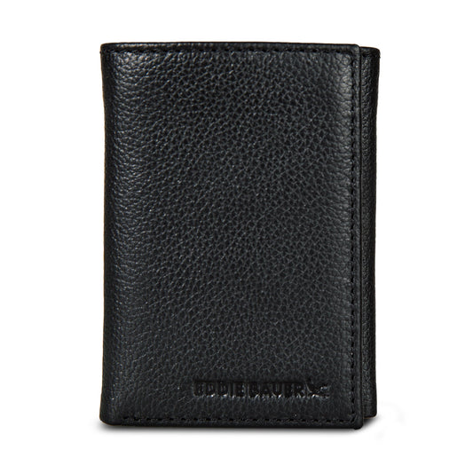 Eddie Bauer EB Signature Logo Leather Trifold Wallet product image
