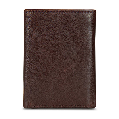 Eddie Bauer EB Signature Logo Leather Trifold Wallet alternate view 4