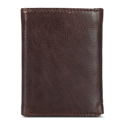 Eddie Bauer EB Signature Logo Leather Trifold Wallet alternate view 5
