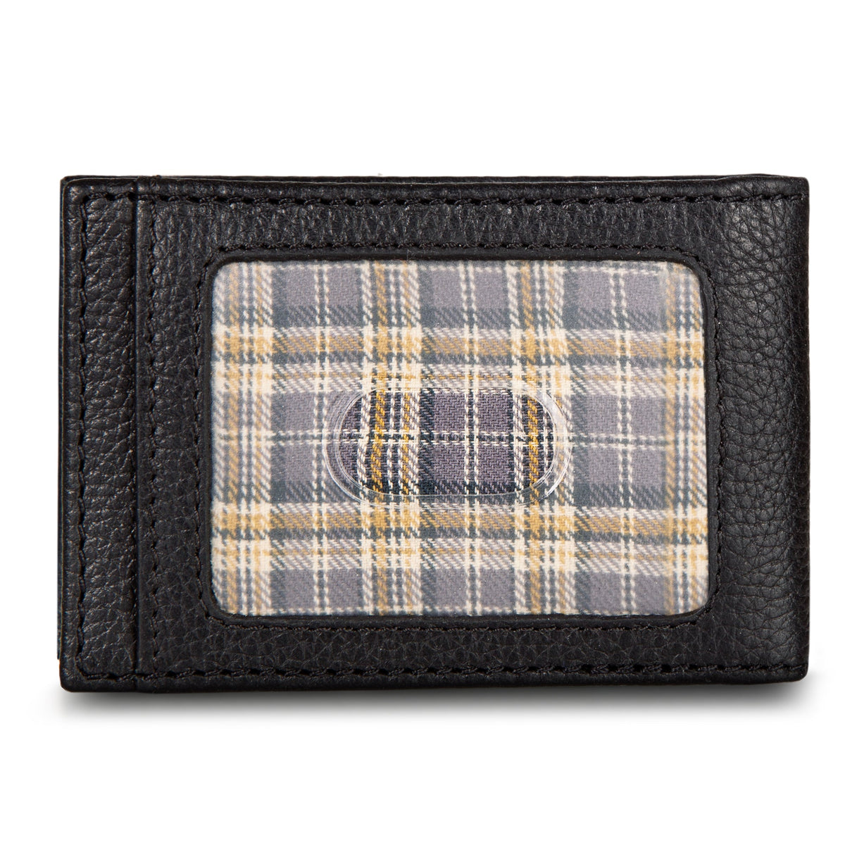 Eddie Bauer EB Signature Logo Leather Bifold With Money Clip Wallet alternate view 3