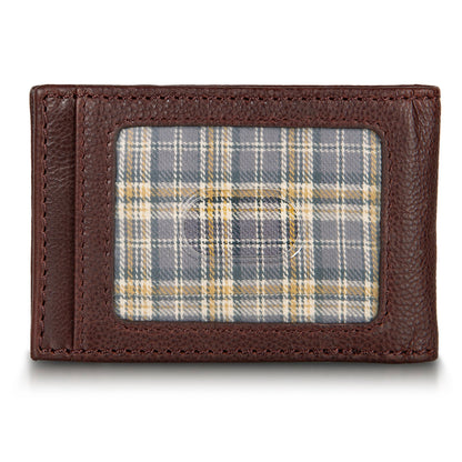 Eddie Bauer EB Signature Logo Leather Bifold With Money Clip Wallet alternate view 4