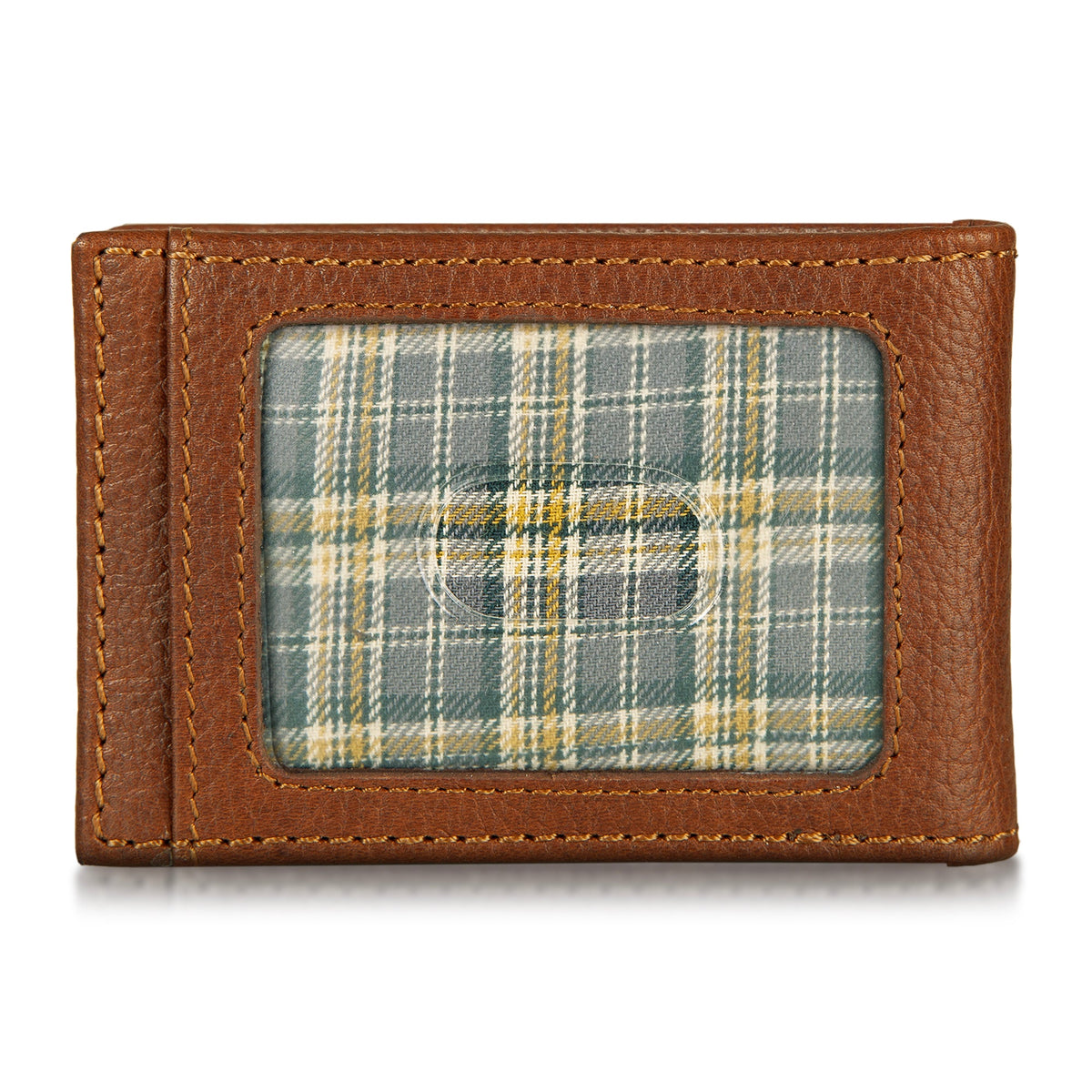 Eddie Bauer EB Signature Logo Leather Bifold With Money Clip Wallet alternate view 5