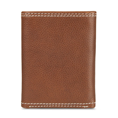 Eddie Bauer EB Signature Top Stitch Leather Trifold Wallet alternate view 1