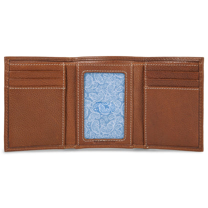 Eddie Bauer EB Signature Top Stitch Leather Trifold Wallet alternate view 3