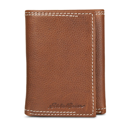 Eddie Bauer EB Signature Top Stitch Leather Trifold Wallet product image