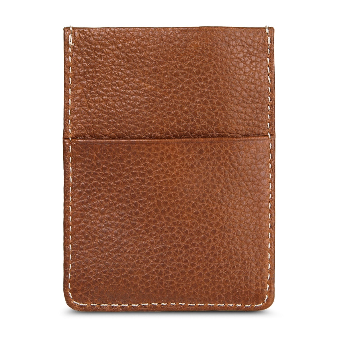 Eddie Bauer EB Signature Top Stitch Magnetic Leather Card Case alternate view 1