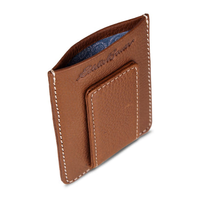 Eddie Bauer EB Signature Top Stitch Magnetic Leather Card Case alternate view 5