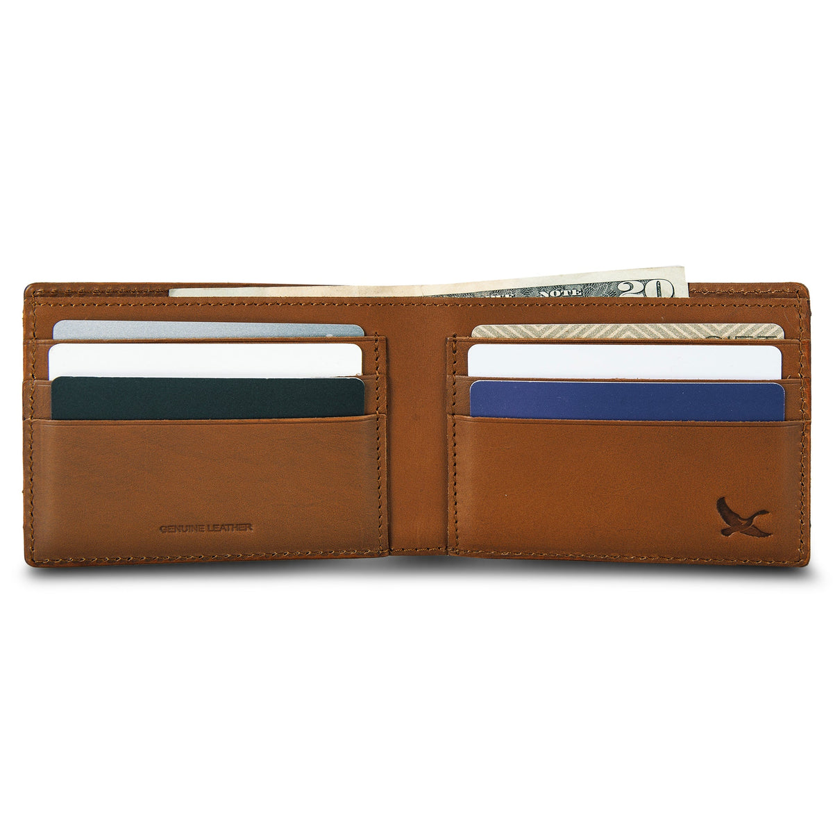Eddie Bauer EB Outdoor Leather Bifold Wallet alternate view 3
