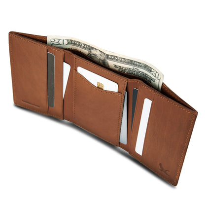 Eddie Bauer EB Outdoor Leather Trifold Wallet alternate view 5