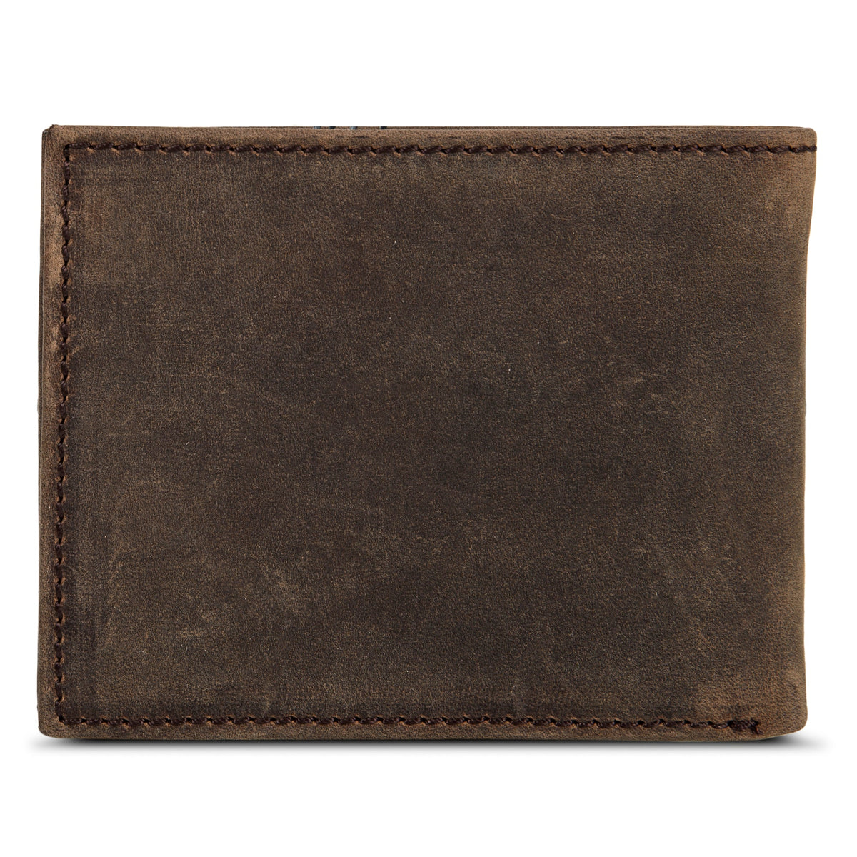 Eddie Bauer Leather Removable Passcase Wallet With Embossed Sasquatch alternate view 1