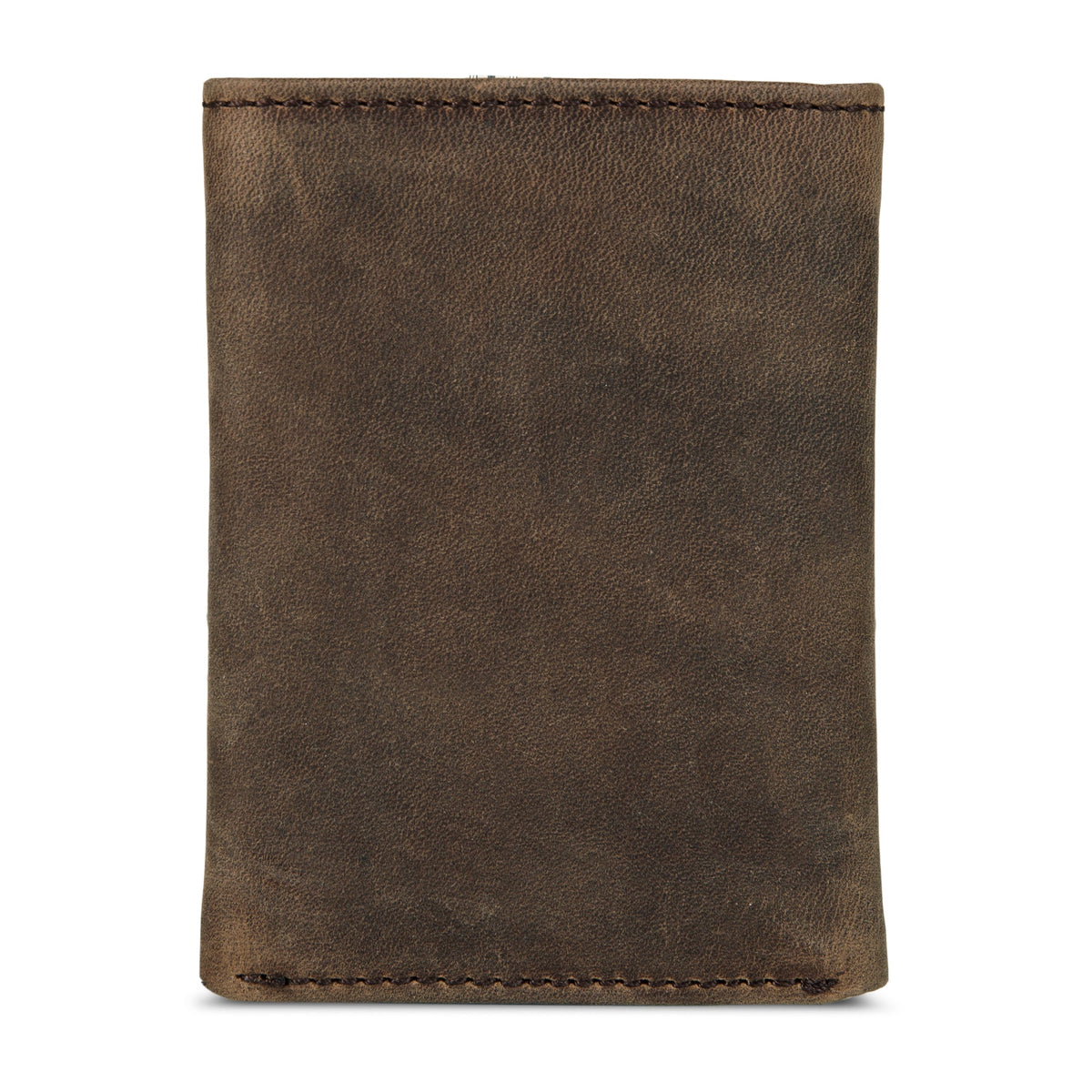 Eddie Bauer Leather Trifold Wallet With Embossed Sasquatch alternate view 1