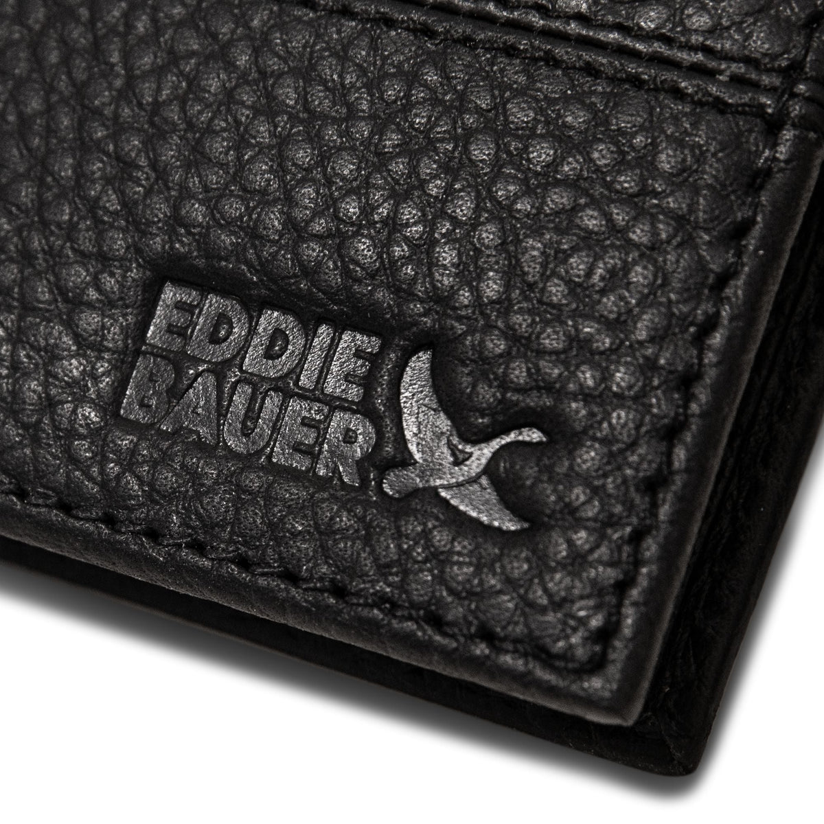Eddie Bauer Extra Capacity Rugged Leather Bifold With Flip ID alternate view 5
