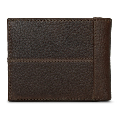 Eddie Bauer Extra Capacity Rugged Leather Bifold With Flip ID alternate view 3
