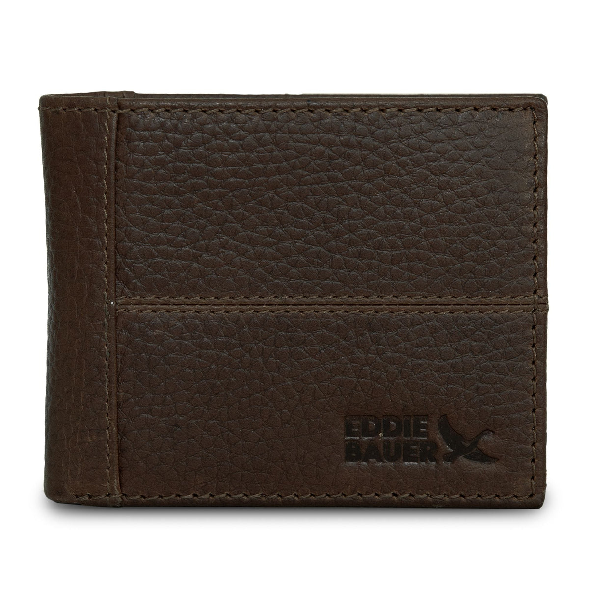 Eddie Bauer Extra Capacity Rugged Leather Bifold With Flip ID alternate view 1