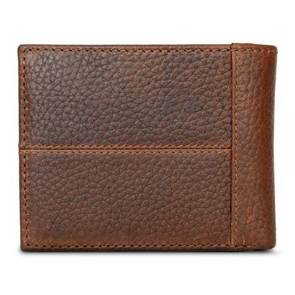 Eddie Bauer Extra Capacity Rugged Leather Bifold With Flip ID alternate view 4