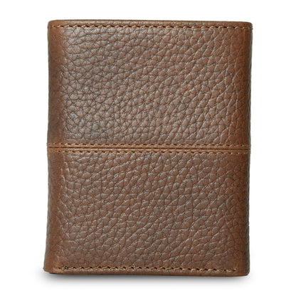 Eddie Bauer Extra Capacity Rugged Leather Trifold With Flip ID alternate view 5