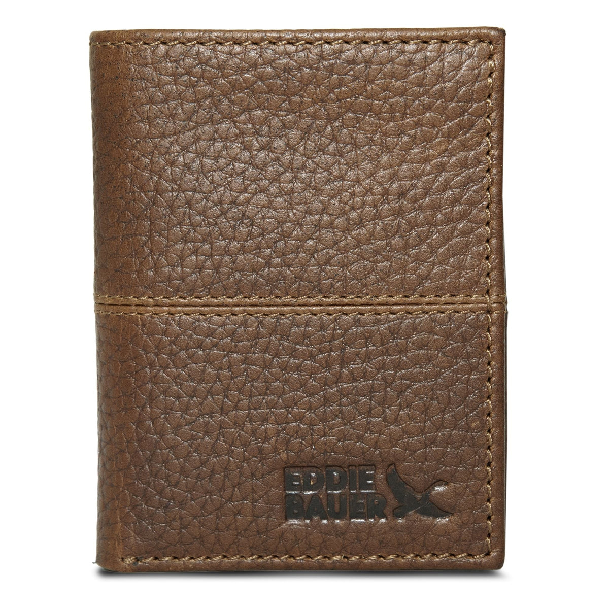 Eddie Bauer Extra Capacity Rugged Leather Trifold With Flip ID alternate view 2